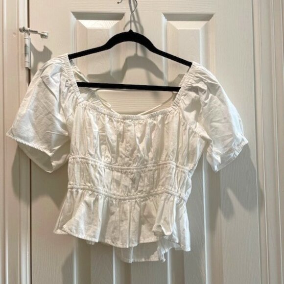 NWT Free People Phoebe Smocked Top Size Small - Picture 2 of 6